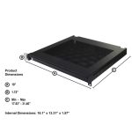 1U安全笔记本电脑抽屉