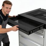 1U安全笔记本电脑抽屉