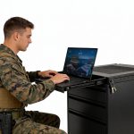 1U安全笔记本电脑抽屉